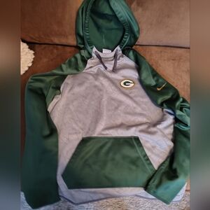 NFL Nike Women's Green Bay Packers Hoodie Large Excellent Condition